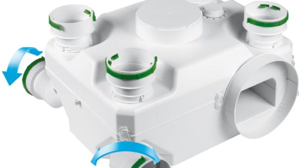 Awenta CVU400 – ventilator central de evacuare 2–7 încăperi, 3 viteze